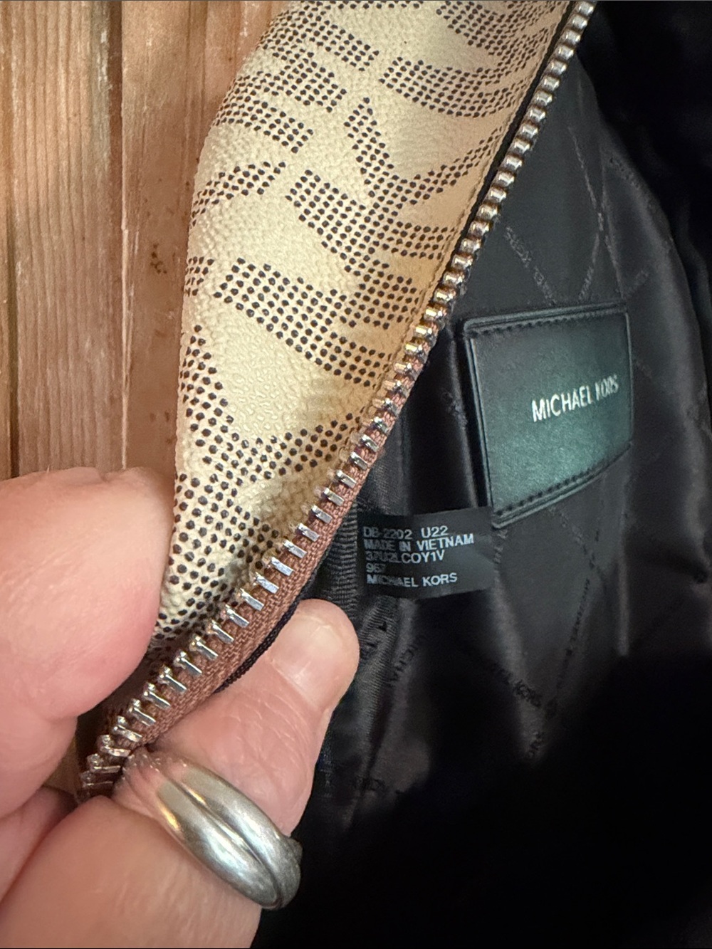 Michael Kors Cooper Chino Commuter Sling backpack - Picture 13 of 14